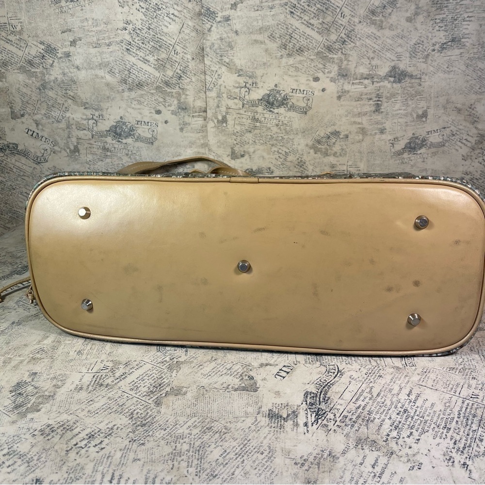 Roberta Gandolfi Leather Python Print Laced Sides… - image 5